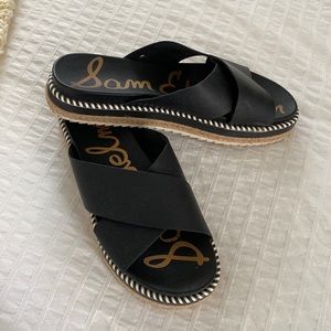 Black Sam Edelman Platform Sandals